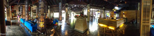 You need provisions to go from the check in desk to the concierge desk.